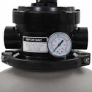 sandfilter til pool multiventil med 4 indstillinger grå 350 mm