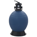sandfilter til pool multiventil med 6 indstillinger 560 mm blå