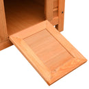 kattehus 50x46x43,5 cm massivt fyrre- og grantræ