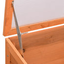 minidrivhus 180x57x62 cm træ