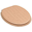 toiletsæde med låg MDF bambusdesign