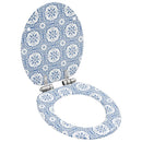 toiletsæde med soft close-låg MDF porcelændesign