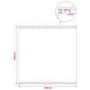 leno-presenning 260 g/m² 3 x 3 m hvid