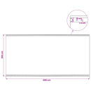 leno-presenning 260 g/m² 3 x 6 m hvid