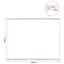 leno-presenning 260 g/m² 4 x 5 m hvid