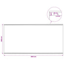 leno-presenning 260 g/m² 4 x 8 m hvid