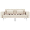 sovesofa stof cremefarvet
