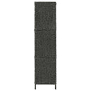 rumdeler med 5 paneler 193 x 160 cm vandhyacint sort
