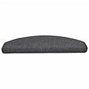 trappemåtter 15 stk. 65x24x4 cm antracit halvrund store