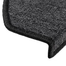 trappemåtter 15 stk. 65x24x4 cm antracit halvrund store