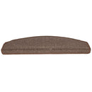 trappemåtter 15 stk. 65 x 24 x 4 cm kaffebrune halvrund store