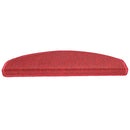 trappemåtter 15 stk. 65x24x4 cm rød halvrund store