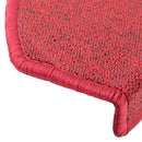 trappemåtter 15 stk. 65x24x4 cm rød halvrund store