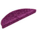 trappemåtter 15 stk. 56x17x3 cm violet halvrund