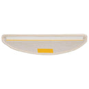 trappemåtter 15 stk. 56x17x3 cm hvide halvrunde