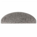 trappemåtter 15 stk. 65x21x4 cm grå halvrunde store