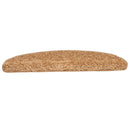 trappemåtter 15 stk. 65x21x4 cm beige halvrunde store