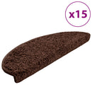 trappemåtter 15 stk. 65x21x4 cm brune halvrund store