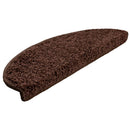 trappemåtter 15 stk. 65x21x4 cm brune halvrund store