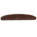 trappemåtter 15 stk. 65x21x4 cm brune halvrund store