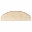 trappemåtter 15 stk. 65x21x4 cm cremefarvede halvrund store