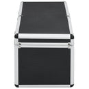 opbevaringskufferter 2 stk. aluminium sort