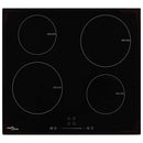 induktionskogeplade med 4 brændere Touch Control glas 7000 W