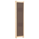 3-panels rumdeler 120 x 170 x 4 cm stof brun