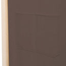 4-panels rumdeler 160 x 170 x 4 cm stof brun