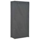 klædeskab 79 x 40 x 170 cm stof grå