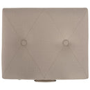 opbevaringstaburetter 3 stk. stof beige