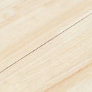 spisebord 106 cm massivt gummitræ hvid og brun