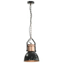 loftslampe 2 stk. rund E27 sort