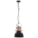 loftslampe 2 stk. rund E27 sort