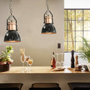 loftslampe 2 stk. rund E27 sort