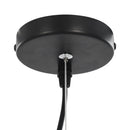 loftslamper 2 stk. halvkugle 40 cm E27 sort og guldfarvet