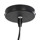 loftslamper 2 stk. halvkugle 50 cm E27 sort og guldfarvet