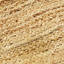 håndlavet tæppe jute 80 x 160 cm naturfarvet