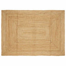 håndlavet tæppe jute 160 x 230 cm naturfarvet