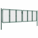 havelåge stål 400x125 cm grøn