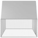 hønsegård 4x2x2 m galvaniseret stål