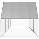 hønsegård 6x2x2 m galvaniseret stål