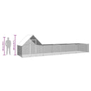 hønsegård 8x2x2 m galvaniseret stål