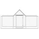 hønsegård 3x1x1,5 m galvaniseret stål