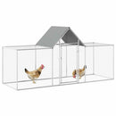 hønsegård 3x1x1,5 m galvaniseret stål