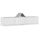 hønsegård5x1x1,5 m galvaniseret stål
