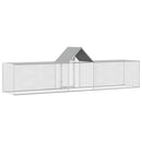 hønsegård5x1x1,5 m galvaniseret stål