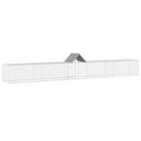 hønsegård 9x1x1,5 m galvaniseret stål