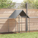 hønsegård 9x1x1,5 m galvaniseret stål