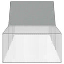 hønsegård 6x2x2 m galvaniseret stål
